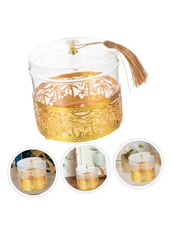 Laravel Metal Candy Box Festival Decorative Tray Candy Nuts Container Fruit Plate for Candy, Cookies, Chips and Party Snacks Ramadan Eid Mubarak Favor for Party Dessert Boxes - Image 5